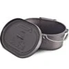 10qt Oval Cast Iron Camp Oven -Camping Promotion Store 10qt