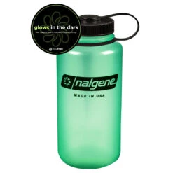 Nalgene 1L Tritan Wide Mouth Drink Bottle -Camping Promotion Store 1l glow