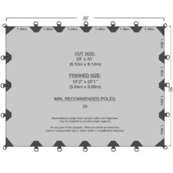 20' X 30' Durarig Heavy Duty Tarp -Camping Promotion Store 20x30