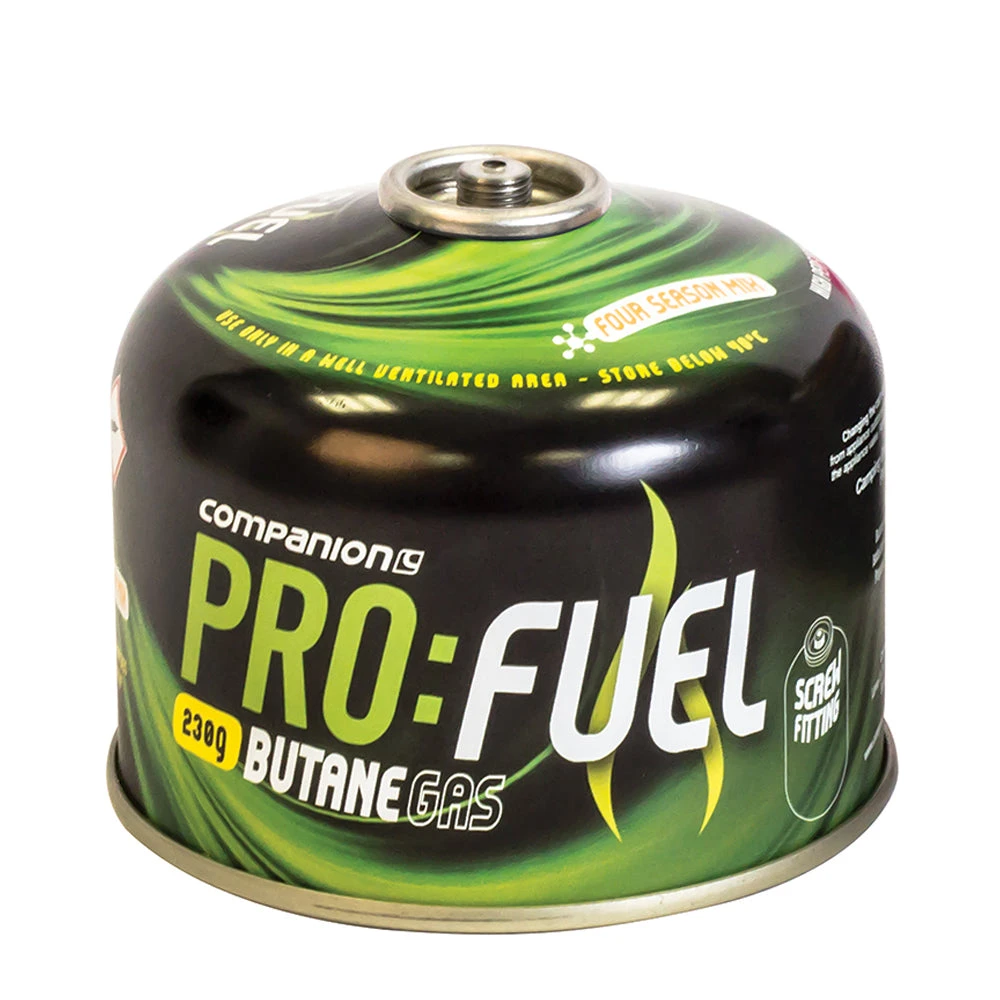 Companion Pro:Fuel 230g Propane/Butane Gas Cartridge 3 Companion Pro:Fuel 230g Propane/Butane Gas Cartridge