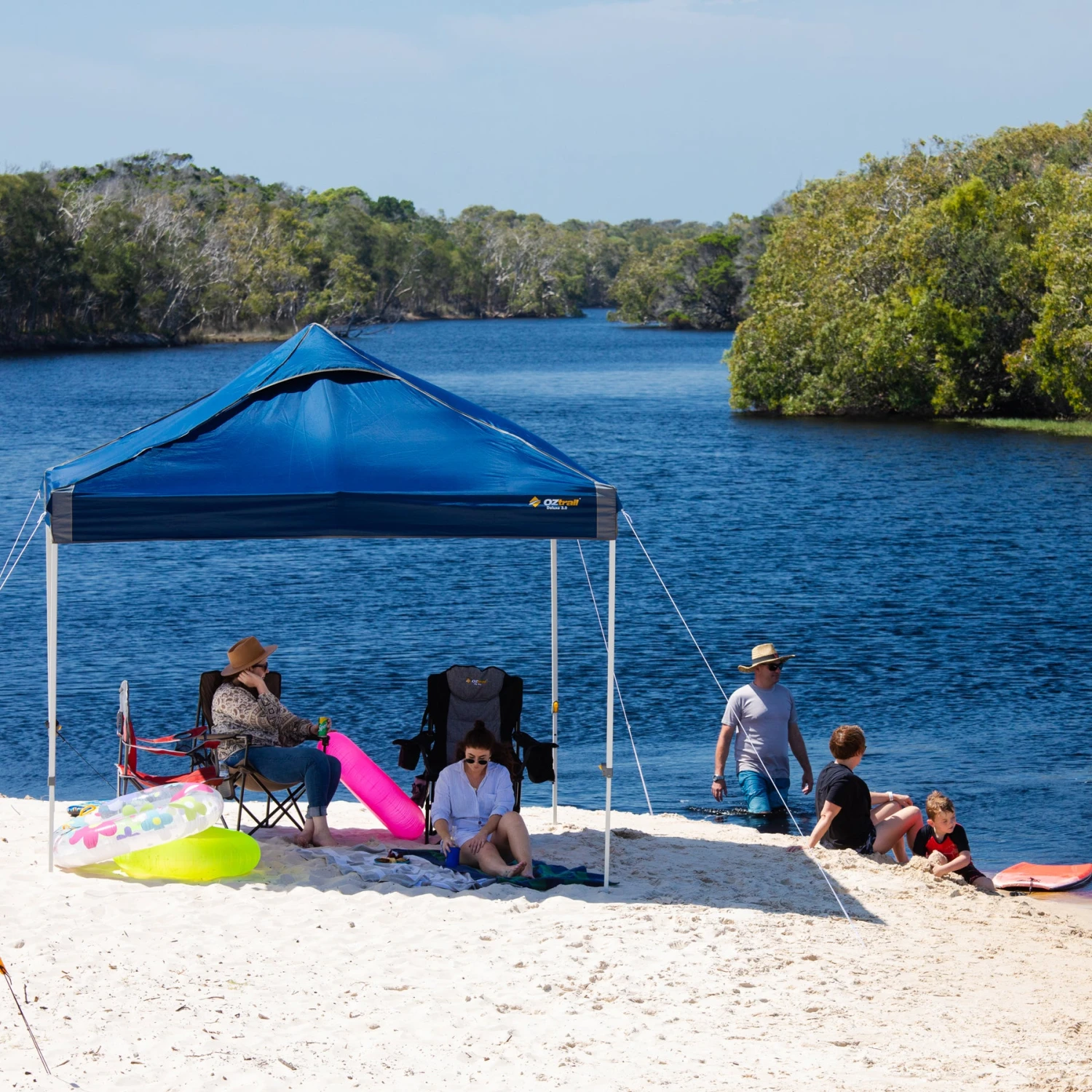 Oztrail 2.4 Hydroflow Deluxe Gazebo 4 Oztrail 2.4 Hydroflow Deluxe Gazebo - Image 2