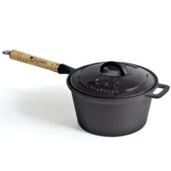 3qt Cast Iron Saucepan