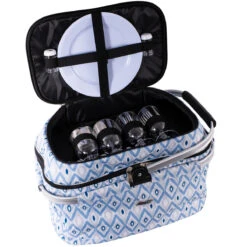 Avanti 4 Person Insulated Cooler Picnic Basket