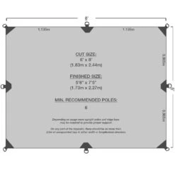 6' X 8' Durarig Heavy Duty Tarp -Camping Promotion Store 6x8