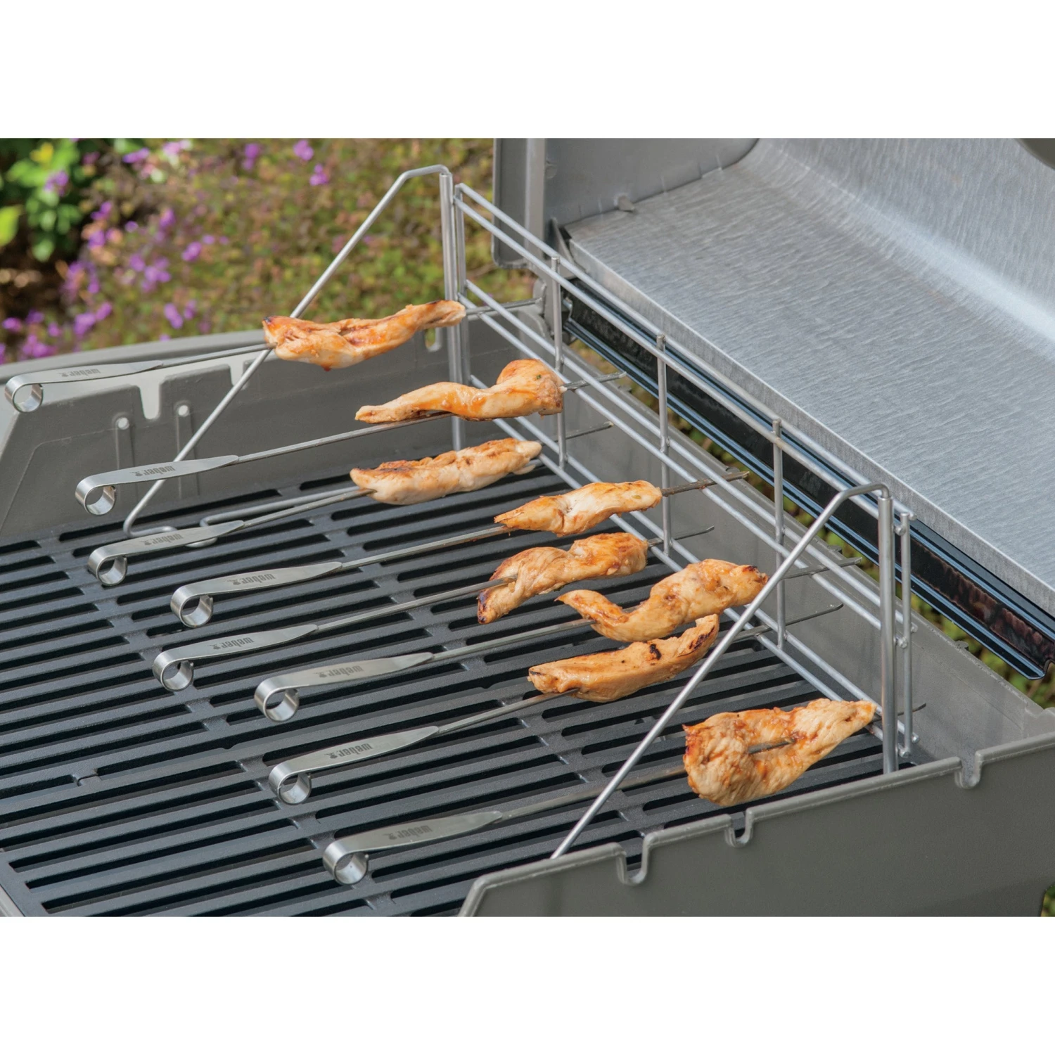 Weber Elevations Grill Rack & Skewer Set 4 Weber Elevations Grill Rack & Skewer Set - Image 2