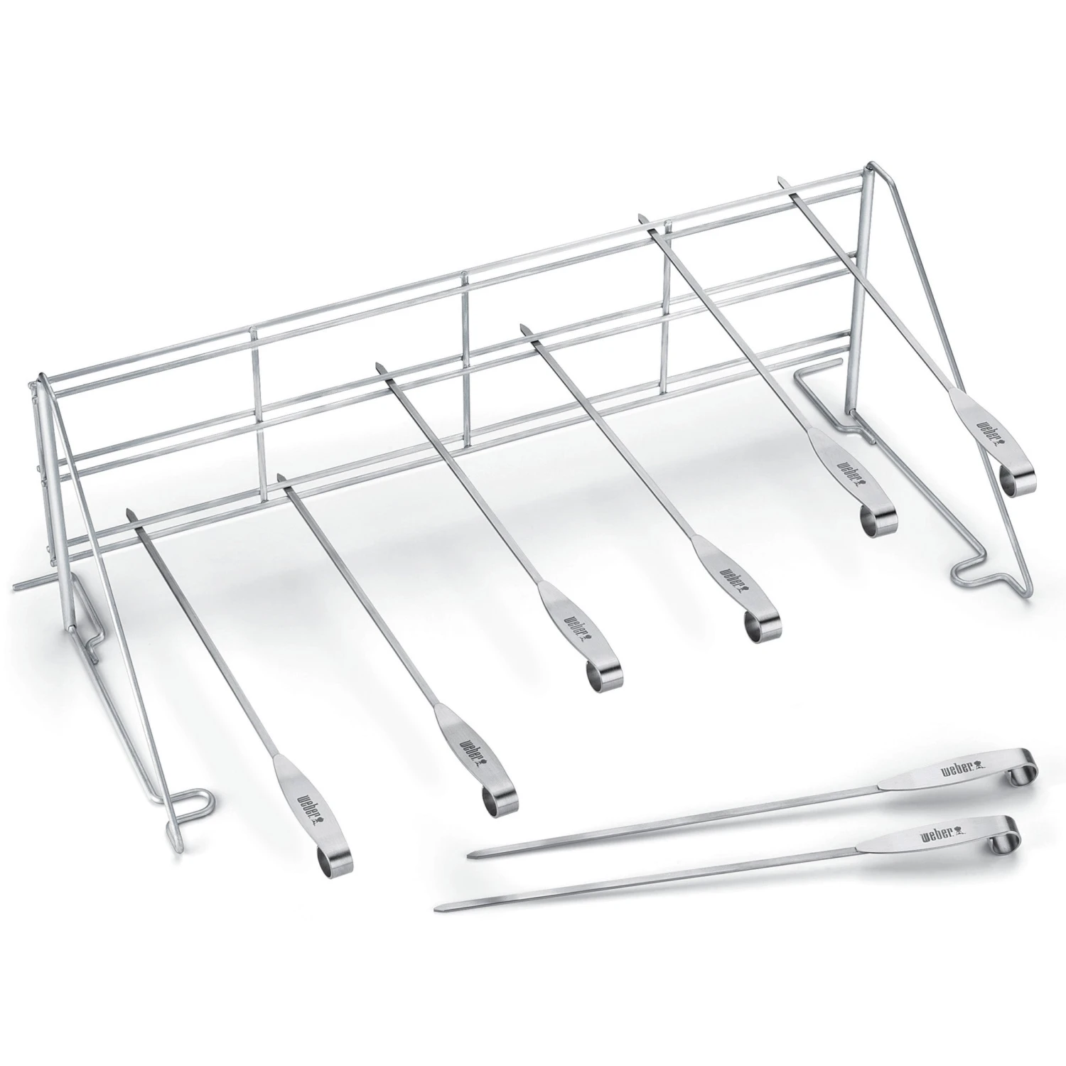 Weber Elevations Grill Rack & Skewer Set 3 Weber Elevations Grill Rack & Skewer Set