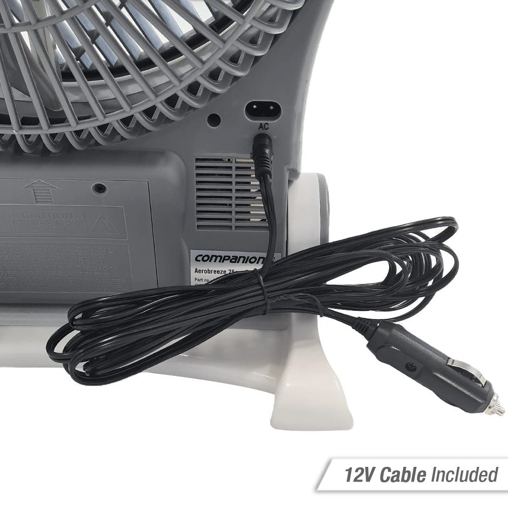 Companion Aerobreeze Lithium 25cm Rechargeable Fan 5 Companion Aerobreeze Lithium 25cm Rechargeable Fan - Image 3