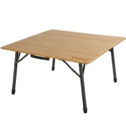 Square Medium Bamboo Table -Camping Promotion Store bamboo m2
