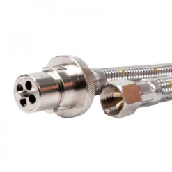 Companion Braided Gas Hose Bayonet To 3/8"SAE - 2m