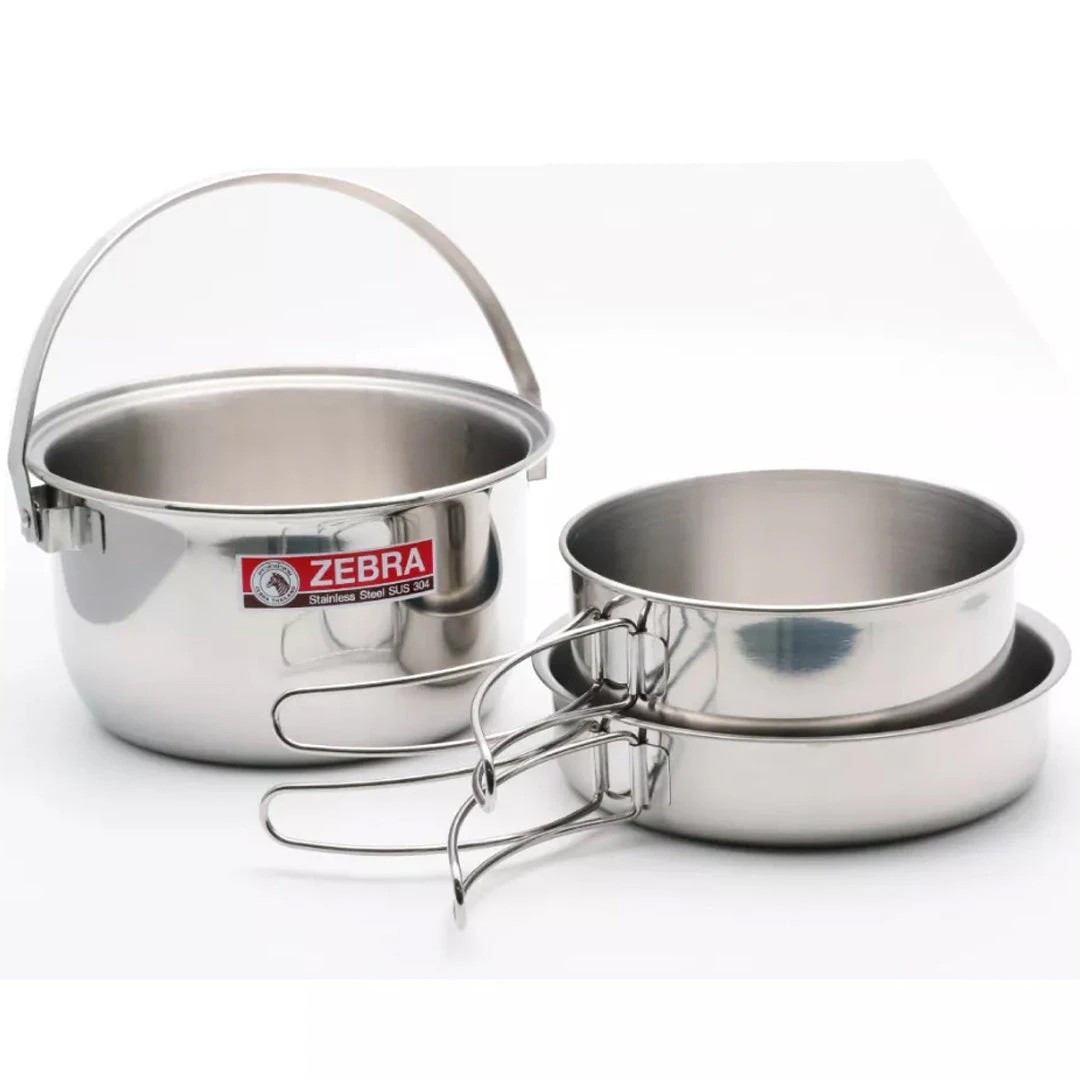 Zebra 3-Piece S/S Camping Set II 3 Zebra 3-Piece S/S Camping Set II