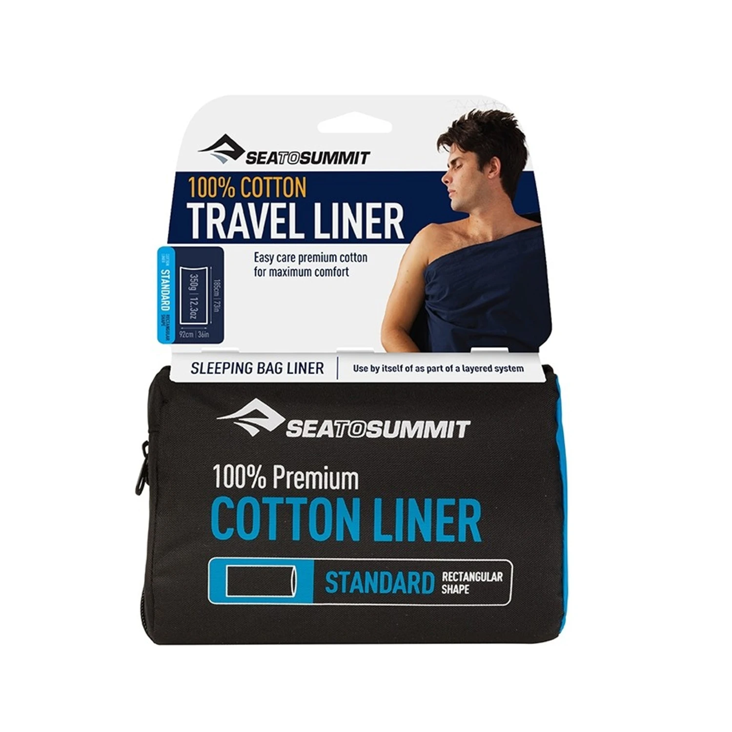 Sea To Summit Standard Cotton Sleeping Bag Liner 4 Sea To Summit Standard Cotton Sleeping Bag Liner - Image 2