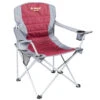 OZtrail Deluxe Jumbo Arm Chair 2 OZtrail Deluxe Jumbo Arm Chair -Camping Promotion Store deluxejumbochair red
