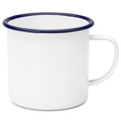 White Enamel Mug