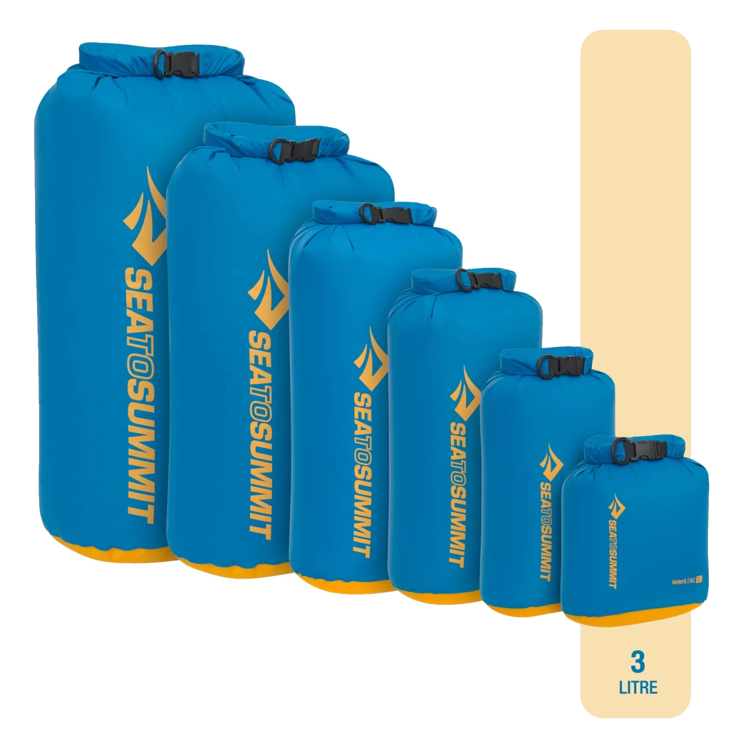 Sea To Summit 3 Litre Evac Dry Bag 3 Sea To Summit 3 Litre Evac Dry Bag