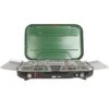 Coleman EvenTemp 3 Burner Stove With Griddle And Grease Cup -Camping Promotion Store eventemp
