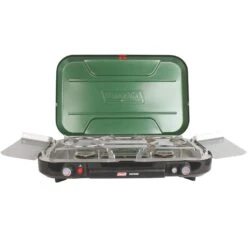 Coleman EvenTemp 3 Burner Stove With Griddle And Grease Cup