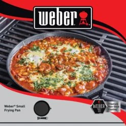 Weber Small 30cm Round Frying Pan -Camping Promotion Store frypan rnd sml4