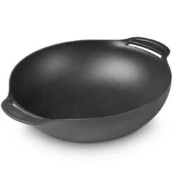 Weber GBS Cast Iron Wok & Steamer Set -Camping Promotion Store gbswok5