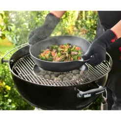Weber GBS Cast Iron Wok & Steamer Set -Camping Promotion Store gbswok6