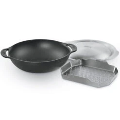 Weber GBS Cast Iron Wok & Steamer Set -Camping Promotion Store gbswok 5b348667 97d6 45ee 9e49 ae6df8233617