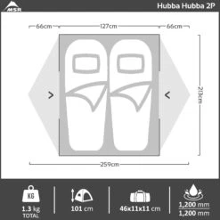MSR Hubba Hubba 2P Hiking Tent -Camping Promotion Store hubbahubba2 2022