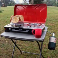 Coleman HyperFlame FyreCadet 2 Burner Gas Stove 11 Coleman HyperFlame FyreCadet 2 Burner Gas Stove -Camping Promotion Store hyperflame5