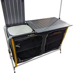 OZtrail Deluxe Kitchen With Sink -Camping Promotion Store kitchen with sink