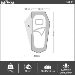 Tatonka Koli 1P Hiking Tent -Camping Promotion Store koli1