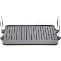 Reversible Cast Iron Cooking Plate - 2 Burner