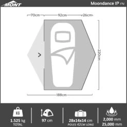 Moondance 1 FN Hiking Tent -Camping Promotion Store moondance1fn