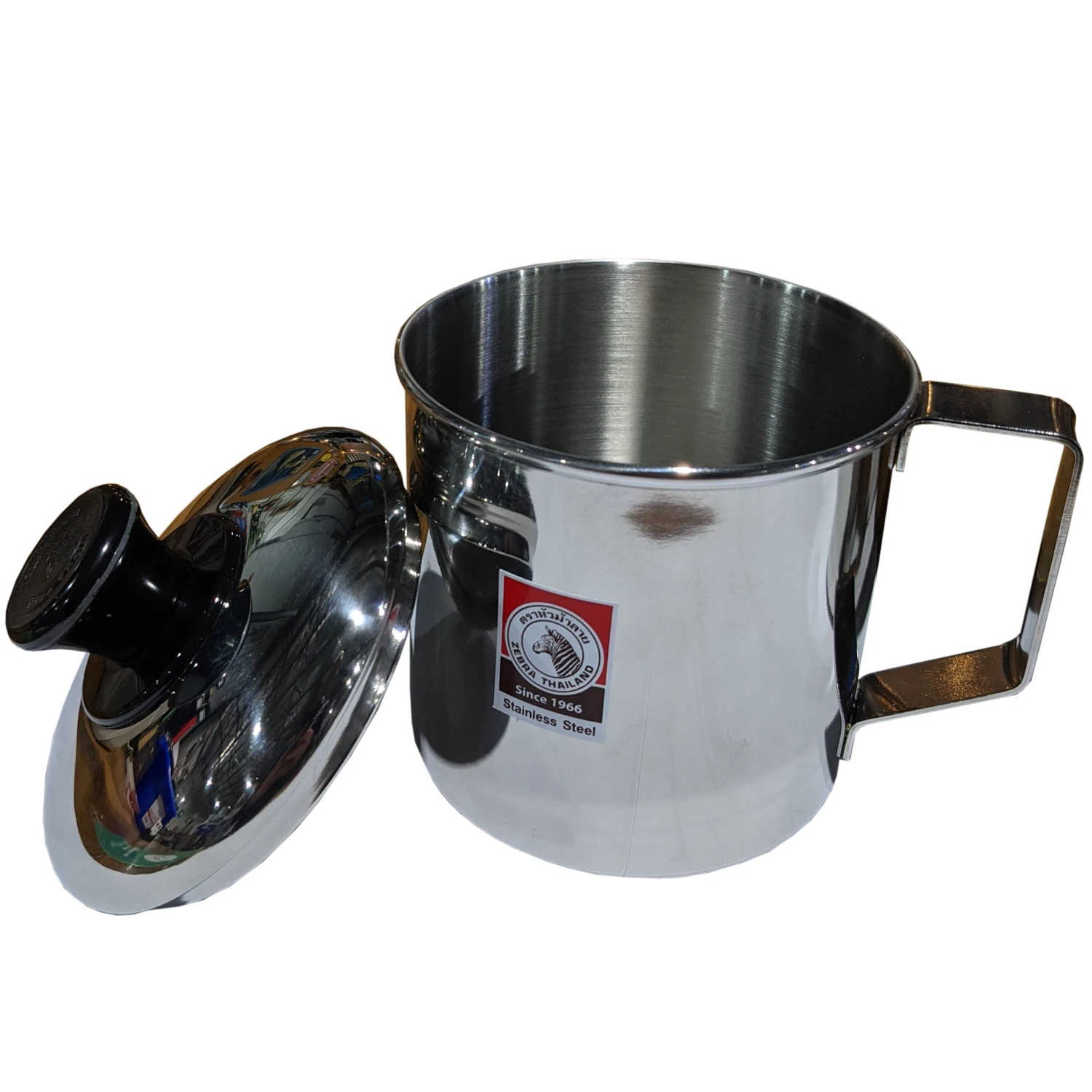 Zebra 9cm Stainless Steel Mug With Lid 4 Zebra 9cm Stainless Steel Mug With Lid - Image 2