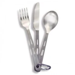 Optimus Titanium 3 Piece Cutlery Set