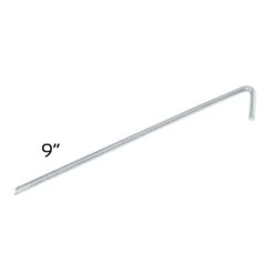 9" Thick Steel Tent Pegs