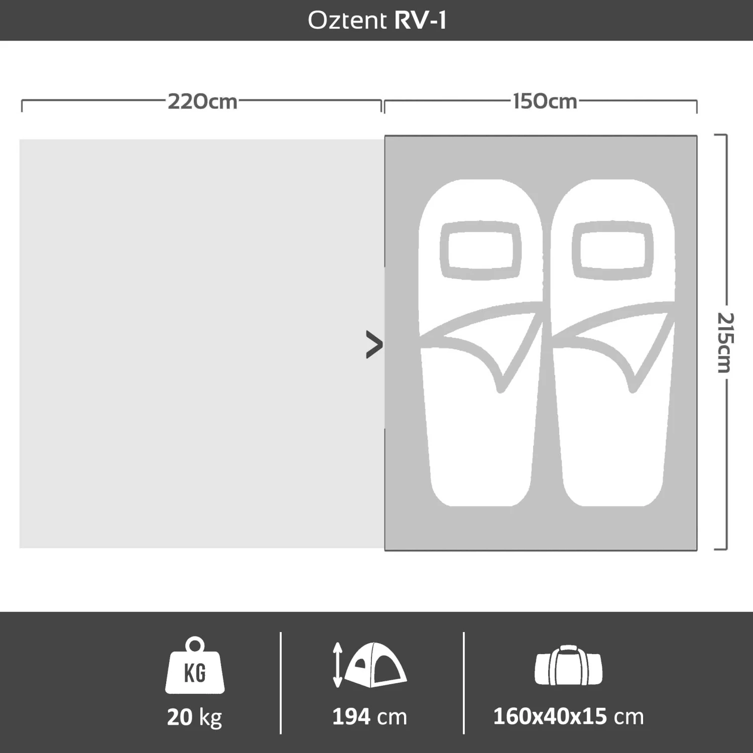 Oztent RV-1 Touring Tent 6 Oztent RV-1 Touring Tent - Image 4