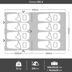 Oztent RX-4 Touring Tent + Front Living Room 9 Oztent RX-4 Touring Tent + Front Living Room -Camping Promotion Store rx 4