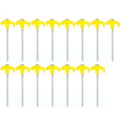 OZtrail Screw In Tent Peg Set - 16 Piece 8 OZtrail Screw In Tent Peg Set - 16 Piece -Camping Promotion Store screw16c
