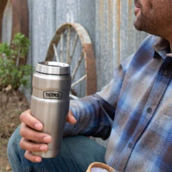 Thermos Stainless King 470ml Vacuum Insulated Tumbler -Camping Promotion Store sk1005 d