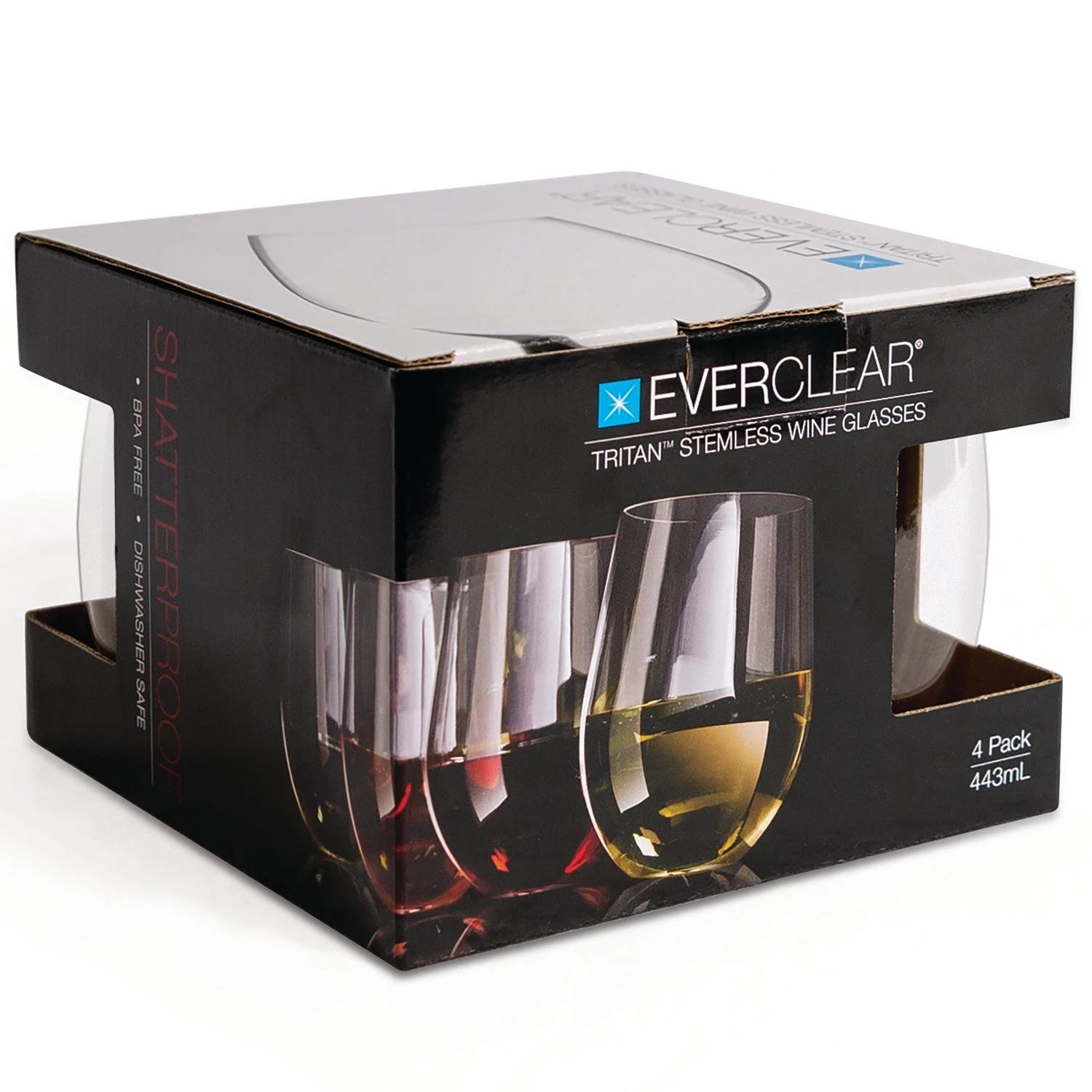 Stemless White Wine Glass - 4 Pack 3 Stemless White Wine Glass - 4 Pack