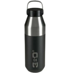 360 Degrees Vacuum Insulated S/S Narrow Mouth 750ml Bottle -Camping Promotion Store vac750nm black