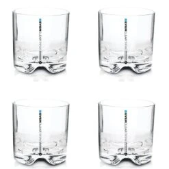 350ml Whisky Tumbler Glass - 4 Pack