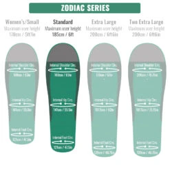 Zodiac 500 -4°C Down Sleeping Bag -Camping Promotion Store zodiac size std 6ece7cb4 ca51 4c38 a41b 1710838286de